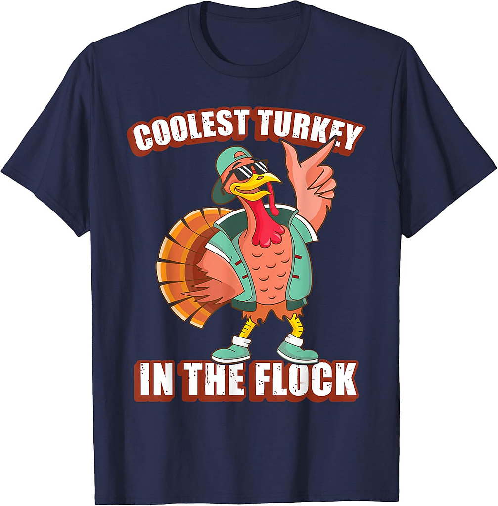 Turkey Thanksgiving Coolest Turkey Toddler T-Shirt