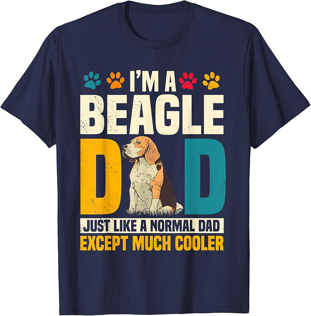 Beagle Dad Dog Hunting Pet Owner Breeder Father's Day T-Shirt