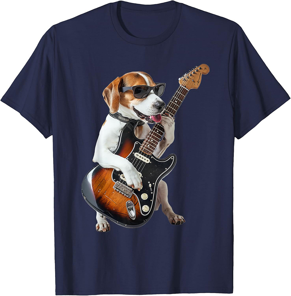 Beagle Guitar T-Shirt