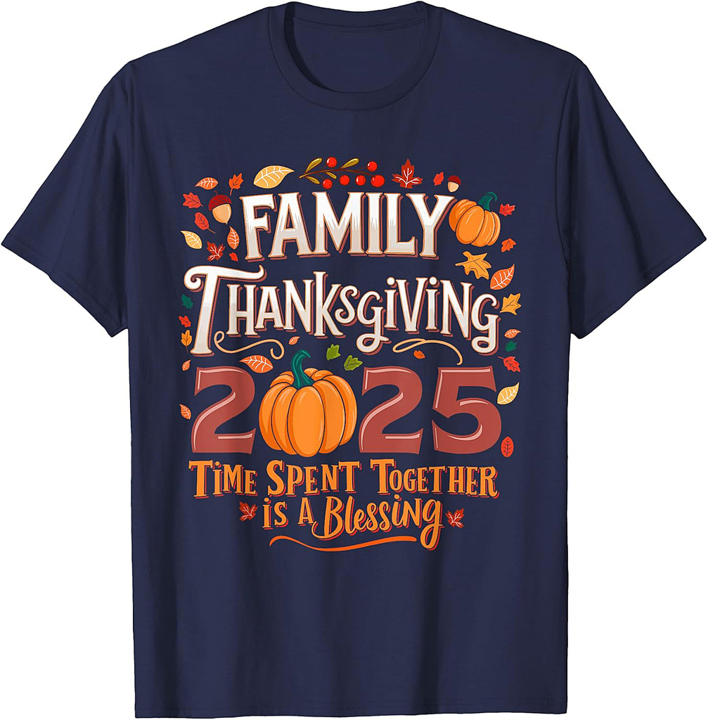 Family Thanksgiving 2025 Thanksgiving Crew Matching Group T-Shirt