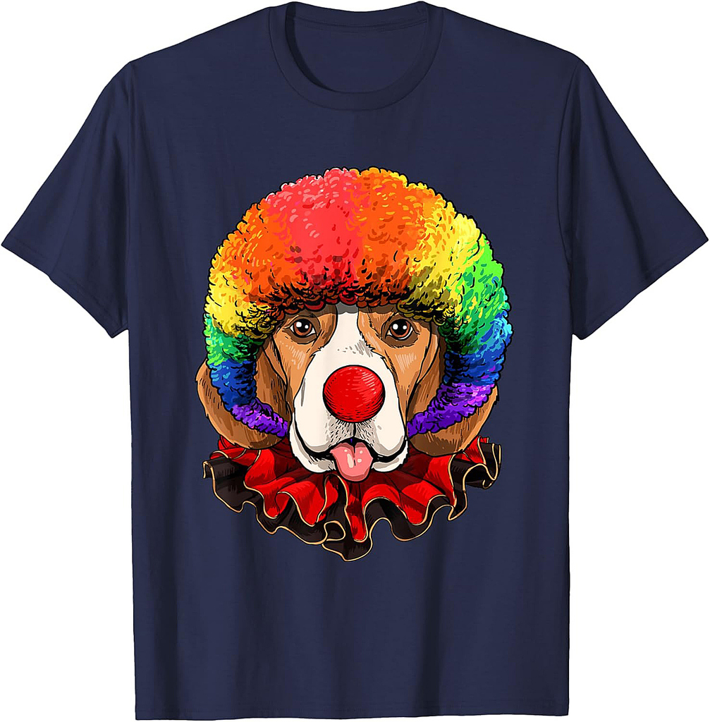 Beagle Clown Beagle Dog Circus T-Shirt
