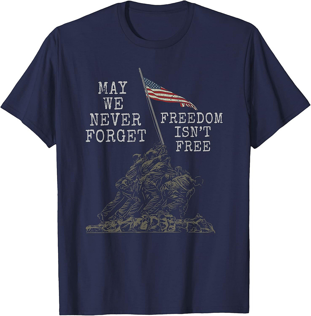 US Flag Patriot Soldier American Army 4th Of July Veteran T-Shirt