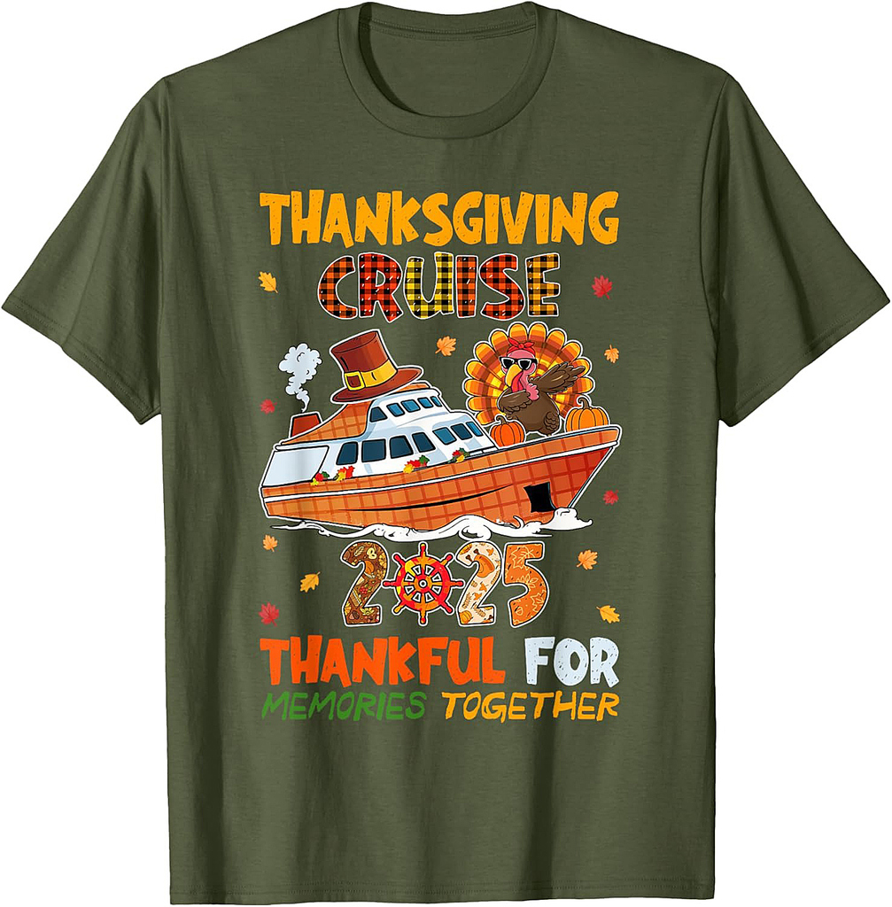 Cruise 2025 Thankful For Memories Together T-Shirt