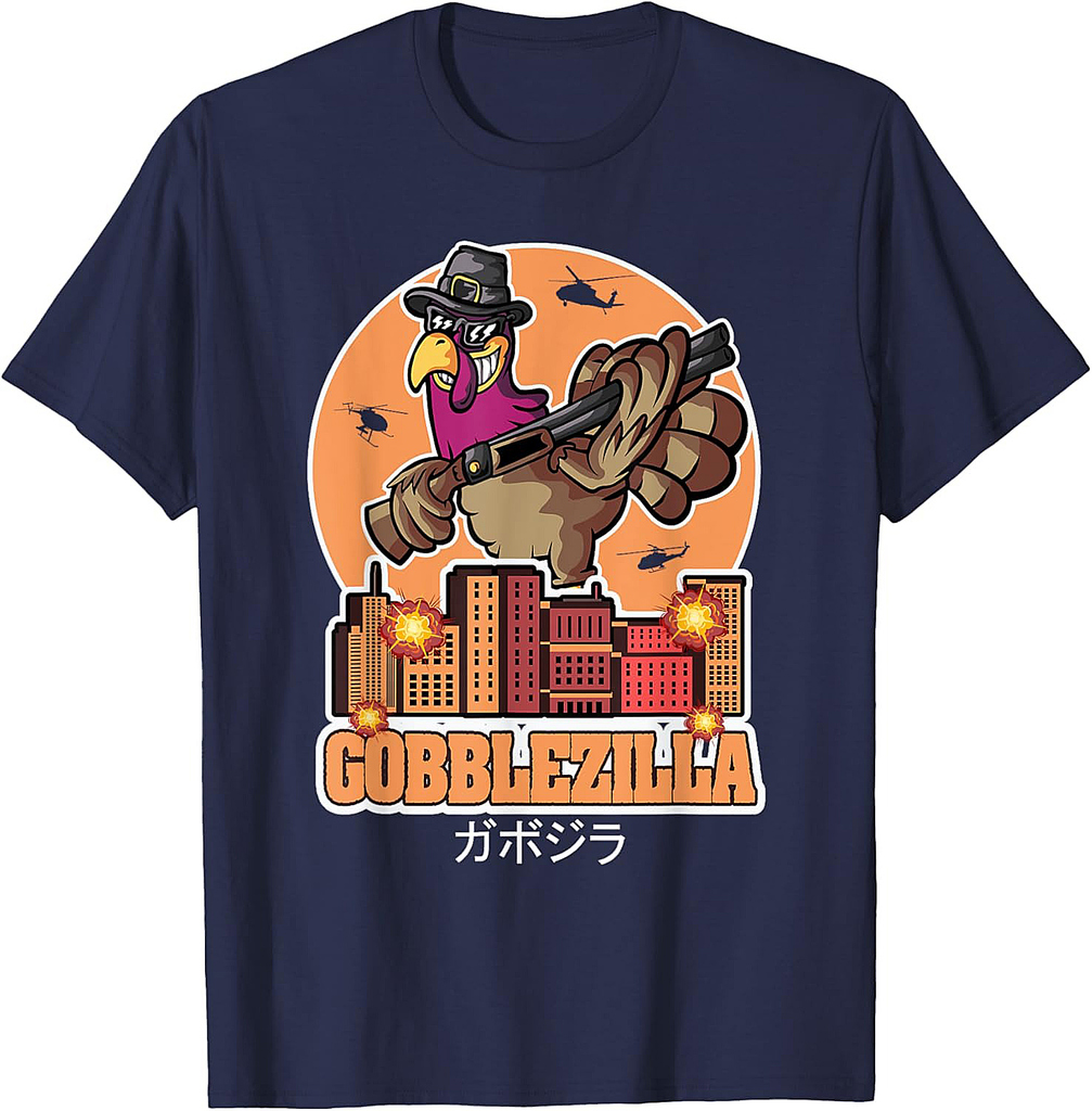 Turkey Day Thanksgiving Gobblezilla T-Shirt Turkey Day Thanksgiving Gobblezilla T-Shirt