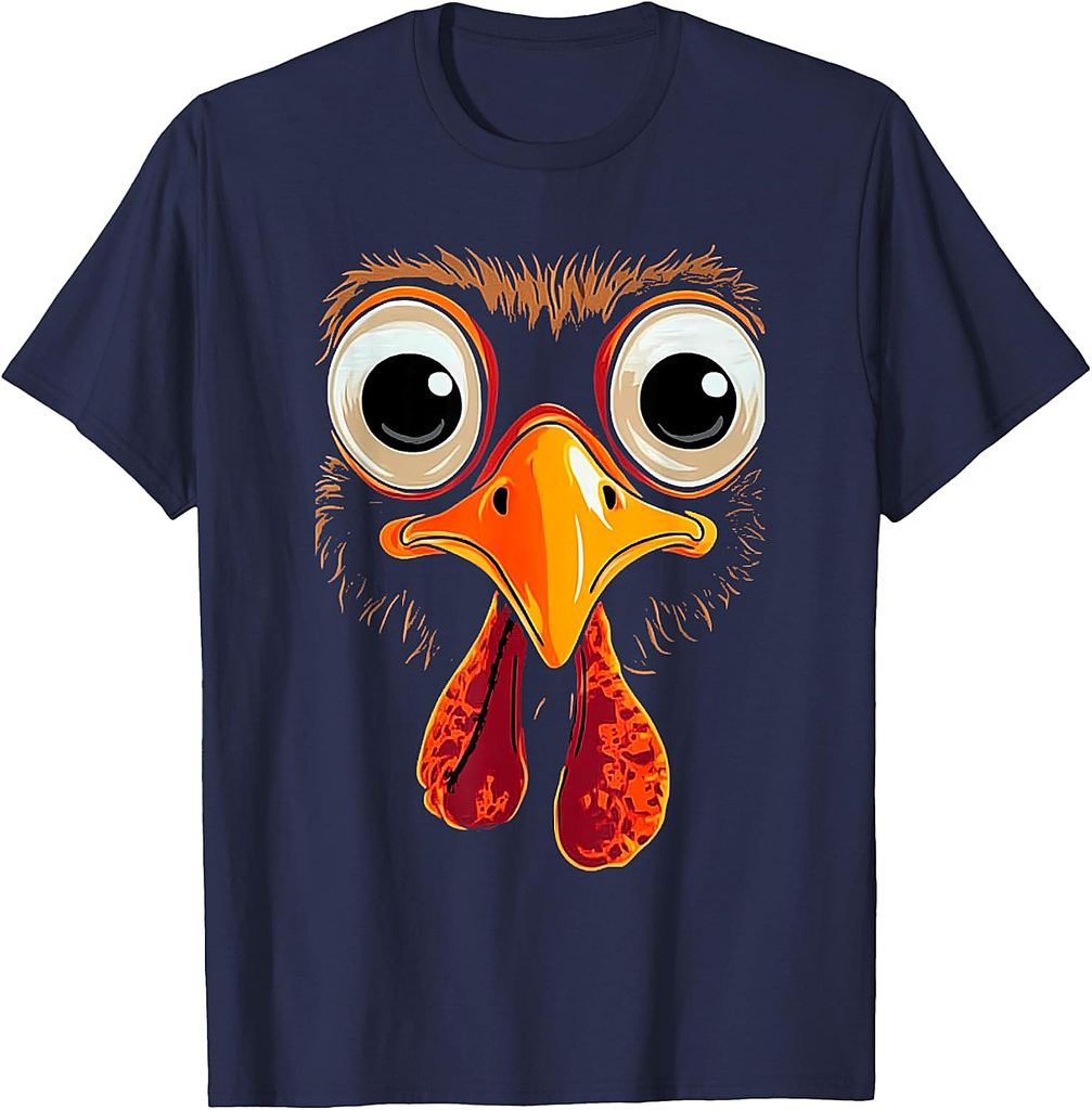 Thanksgiving Turkey Face Matching Family Costume for T-Shirt