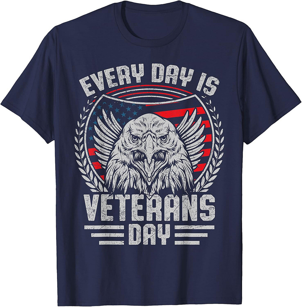 Every Day Is Veterans Day US Army America Veteran T-Shirt