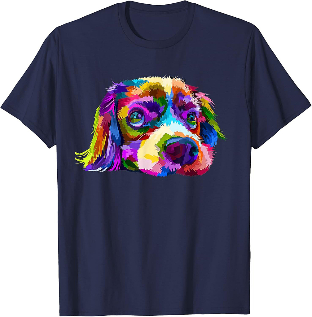 Beagle Colorful Dog Pop Art Tee Lovers T-Shirt
