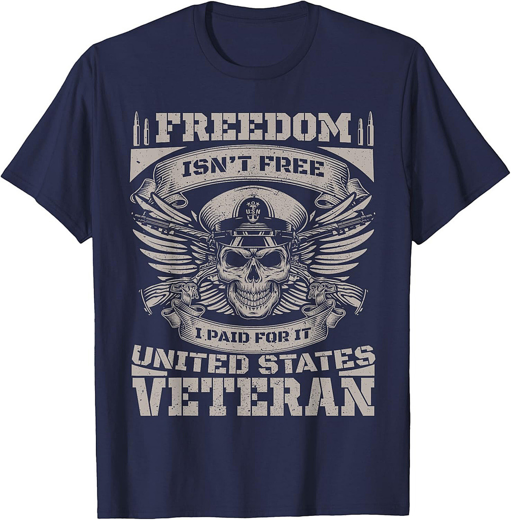 Freedom Isn't Free Veteran Fathers Day Dad Grandpa Veteran T-Shirt