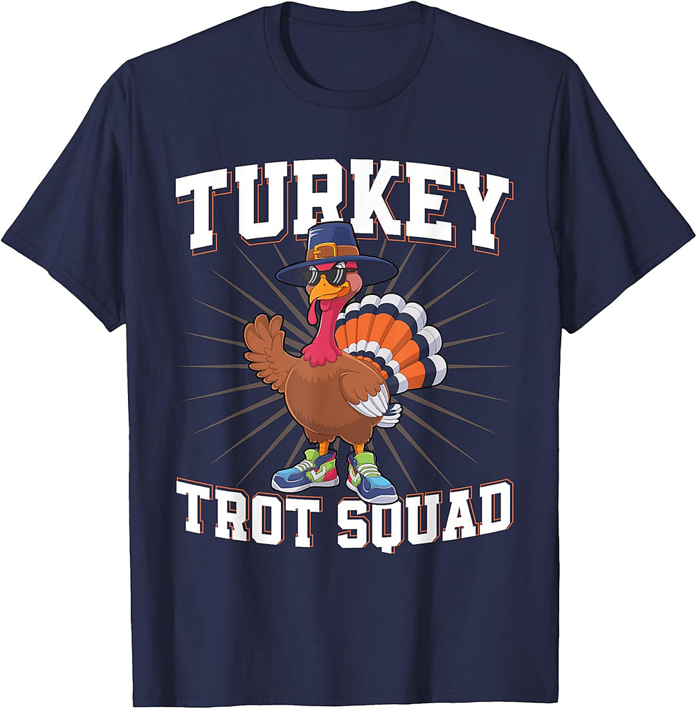 Turkey Trot Squad Thanksgiving Trot Race Women Men T-Shirt