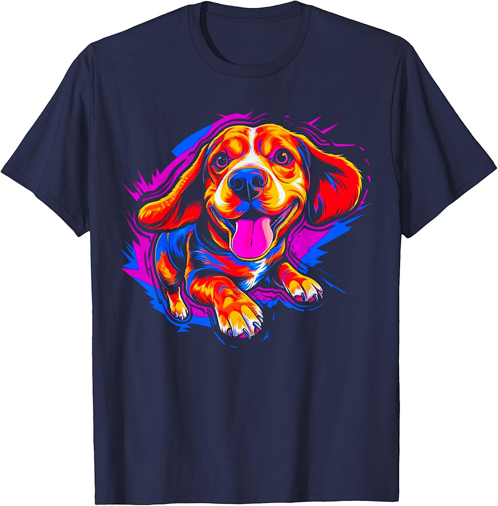 Happy Beagle Dog T-Shirt