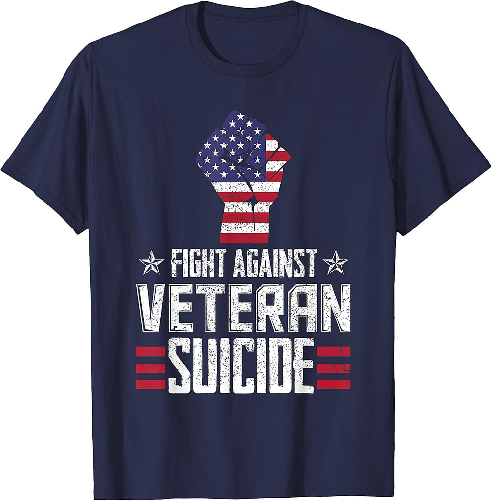 Fight Against Veteran Suicide Awareness Day T-Shirt