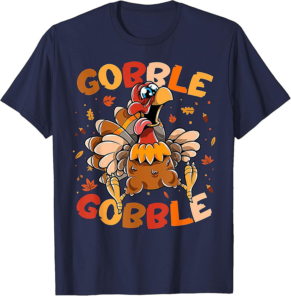Thanksgiving Funny Turkey Gobble Gobble T-Shirt