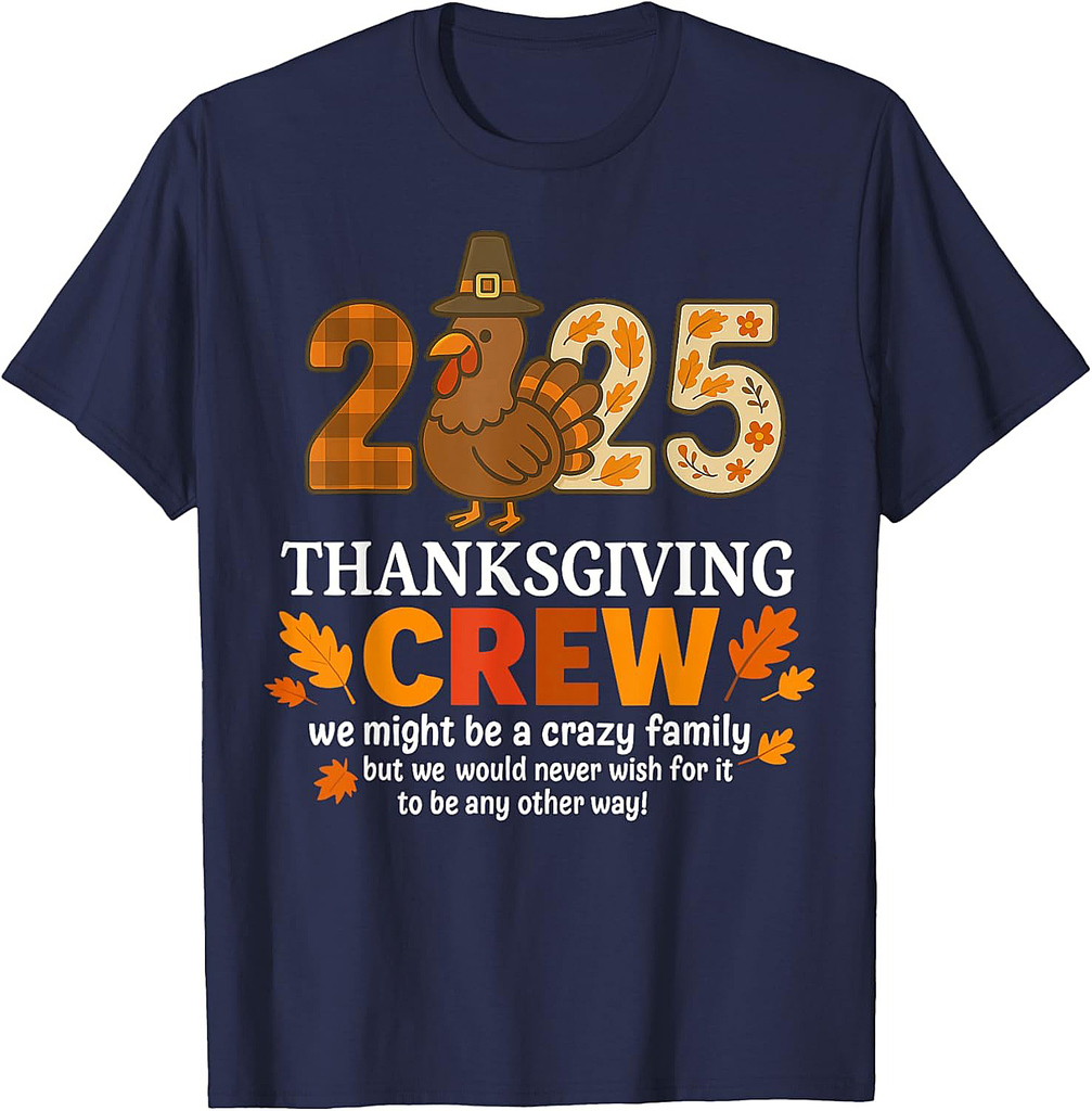 Thanksgiving 2025 Thanksgiving Crew Family Matching 01 T-Shirt