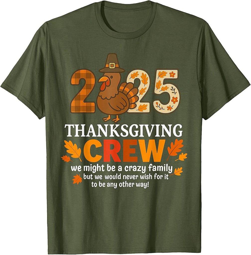 Thanksgiving 2025 Thanksgiving Crew Family Matching 01 T-Shirt