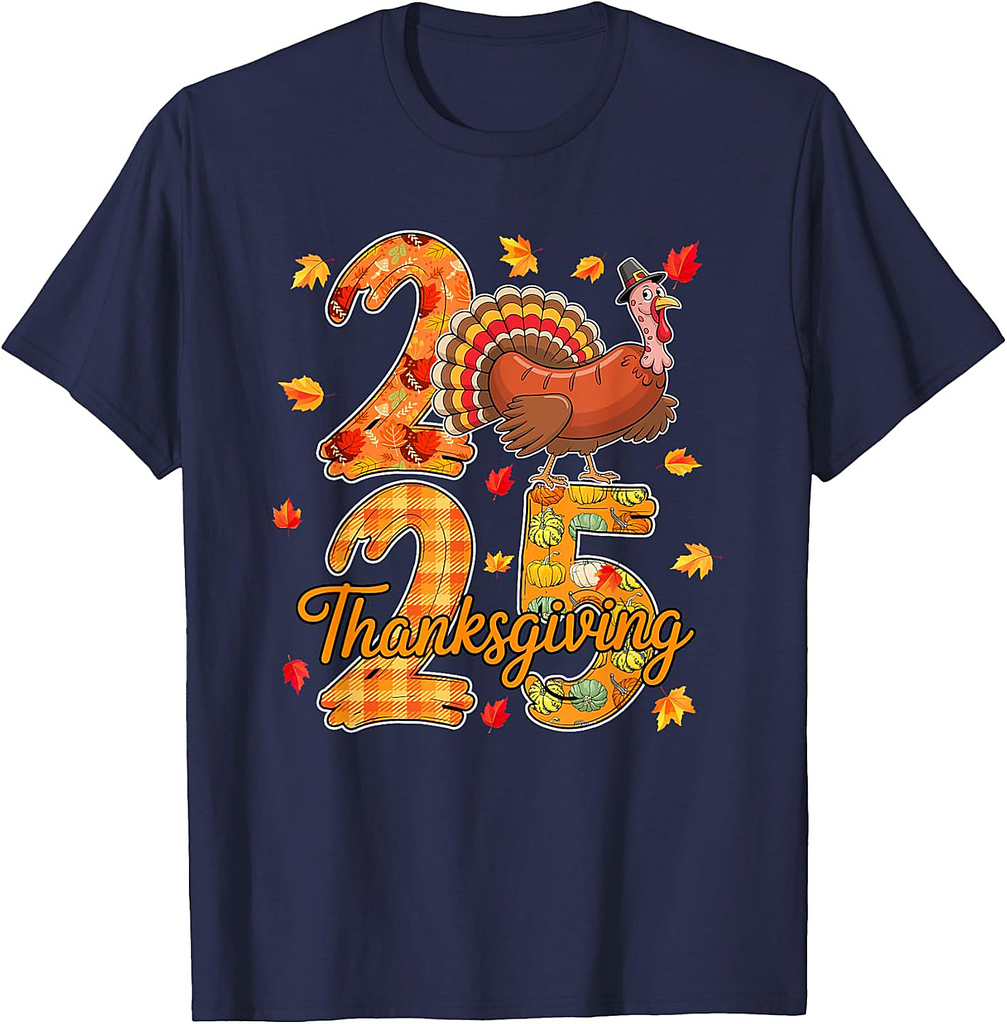 Thanksgiving 2025 Cute Turkey As Sausage Food Lover Autumn T-Shirt