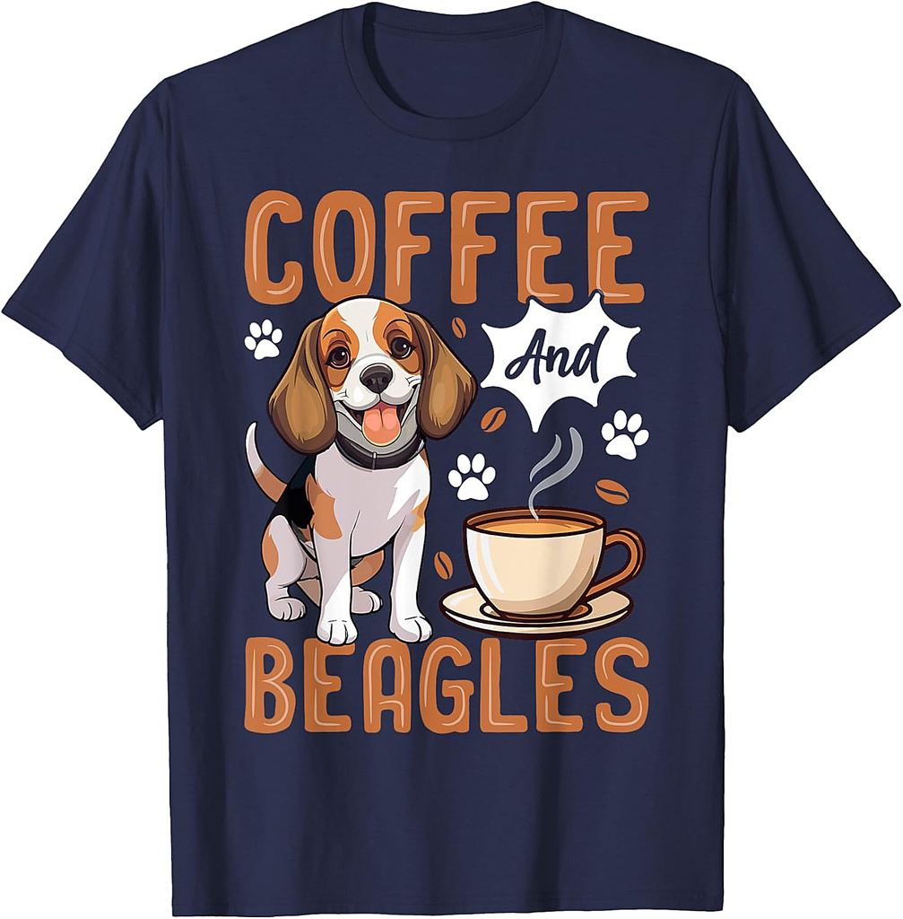 Coffee And Beagles T-Shirt