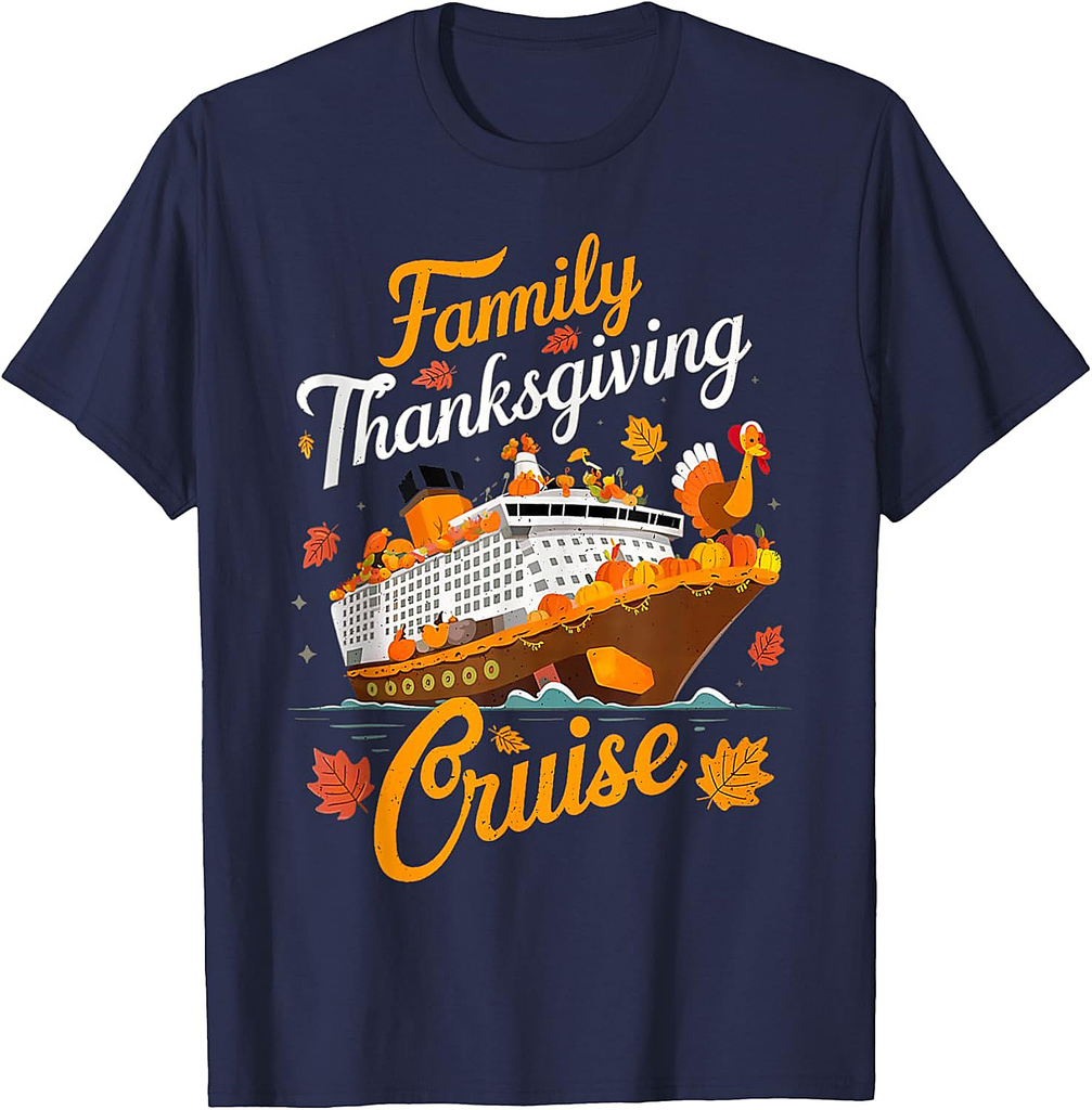 Family cruise 2025 Turkey Trot Thanksgiving Cruise Men Women T-Shirt