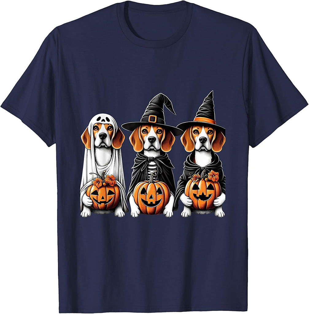 Beagle Ghost Halloween Dog Lovers T-Shirt