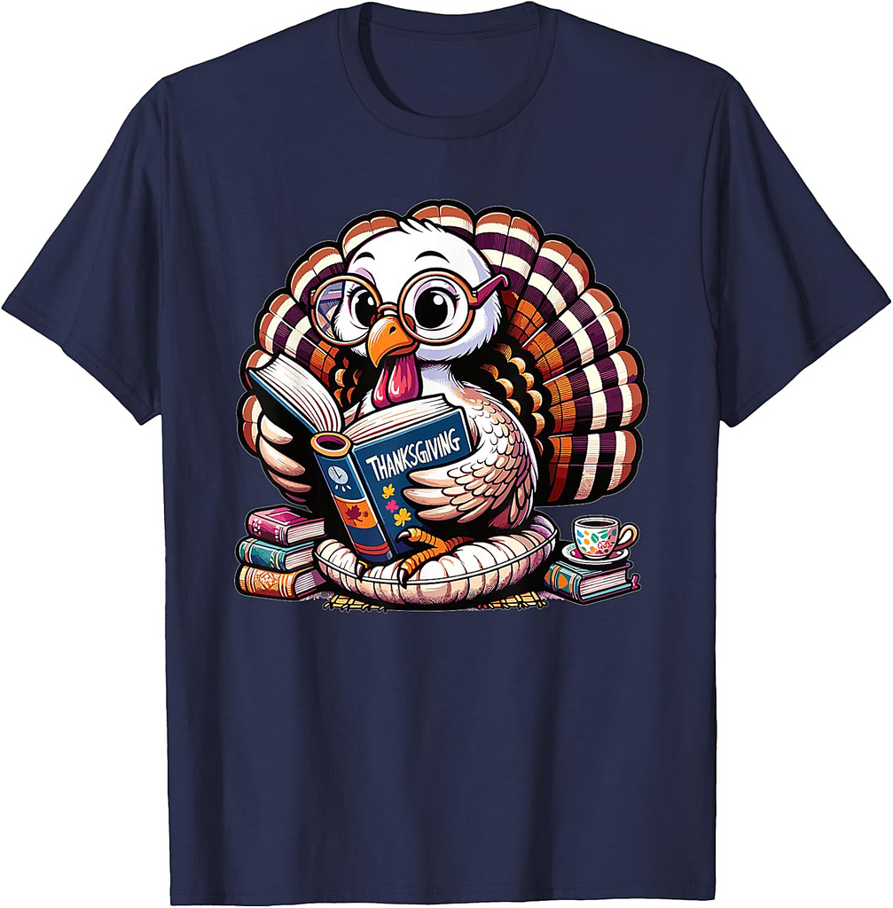 Thanksgiving Read Turkey Book Lover Book T-Shirt