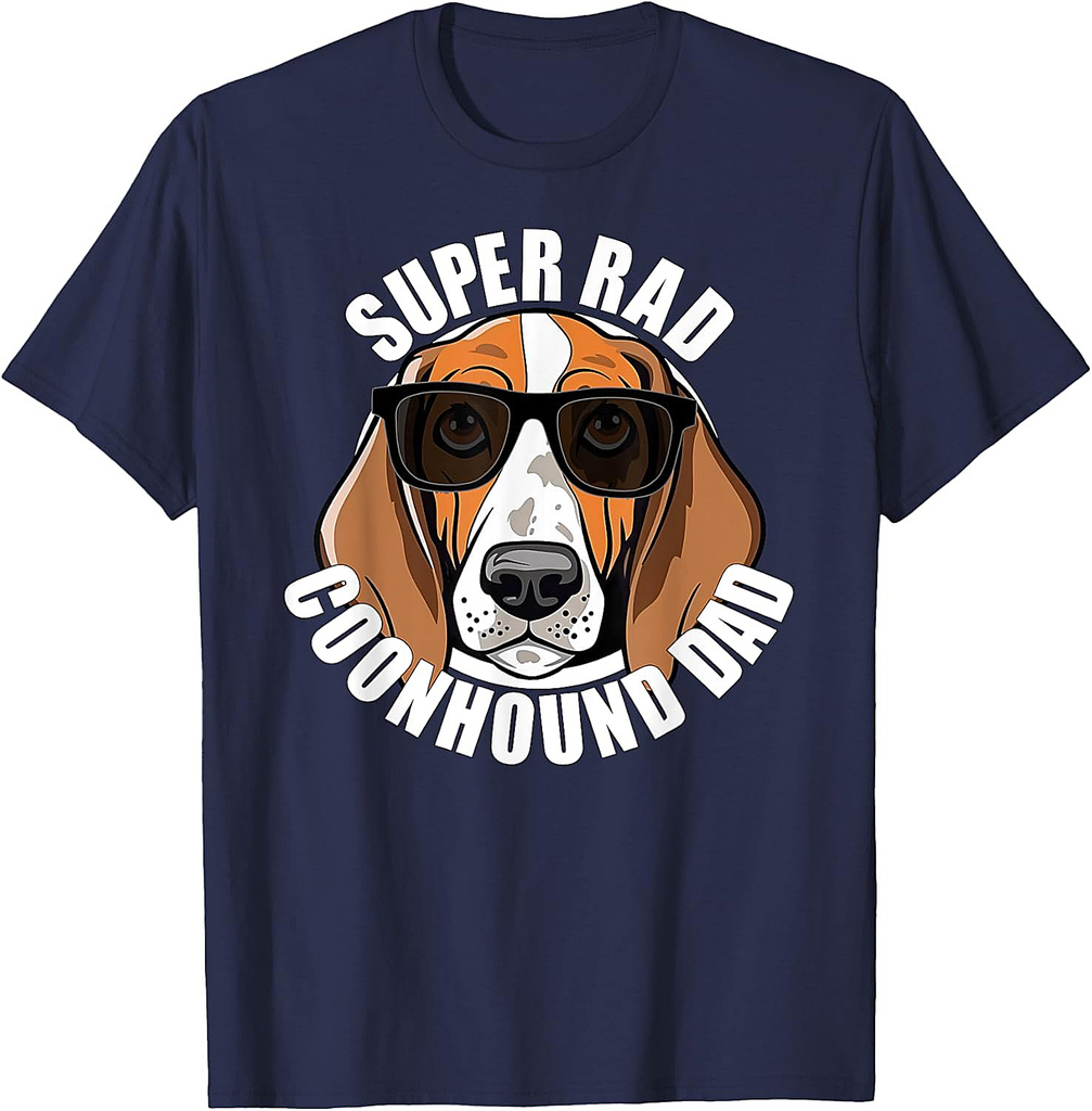 Coonhound Dad Funny Father’s Day American English Coonhound T-Shirt