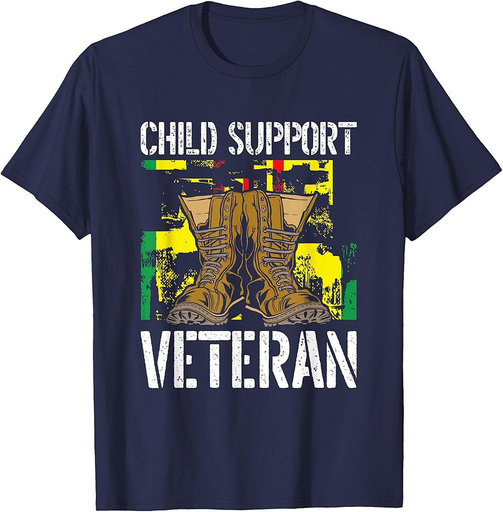 Child Support Veteran US Veteran Day Awareness T-Shirt