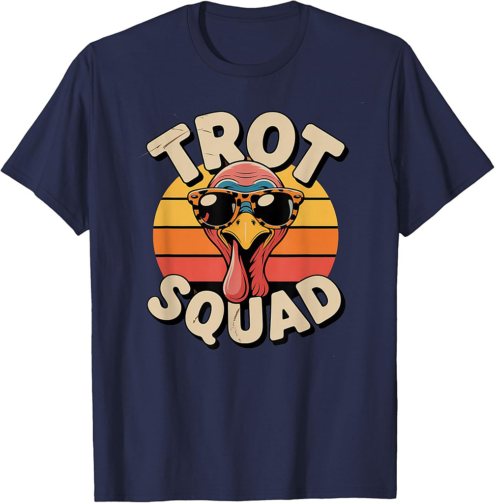 Thanksgiving Turkey Trot Squad 2025 Trot Race Women Men T-Shirt