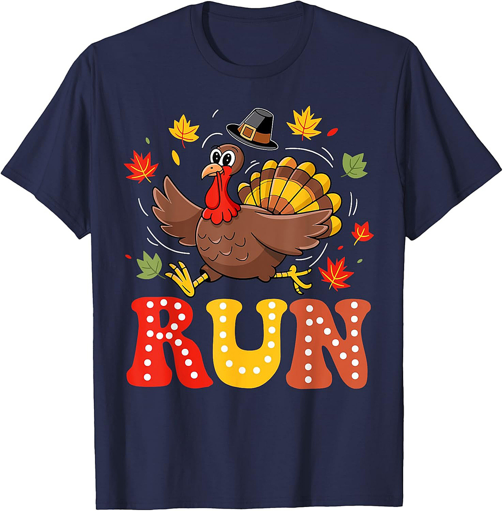 Turkey Run Run Costume Thanksgiving Running Turkey Trot T-Shirt