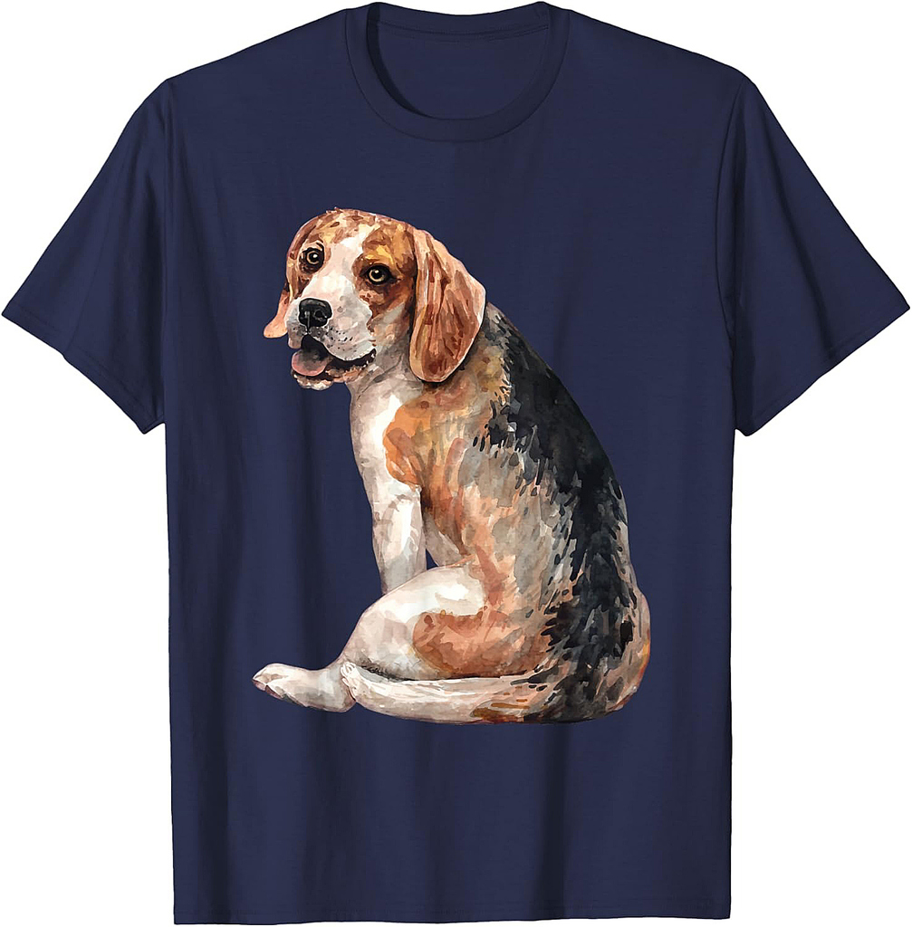 Watercolor Beagle T-Shirt