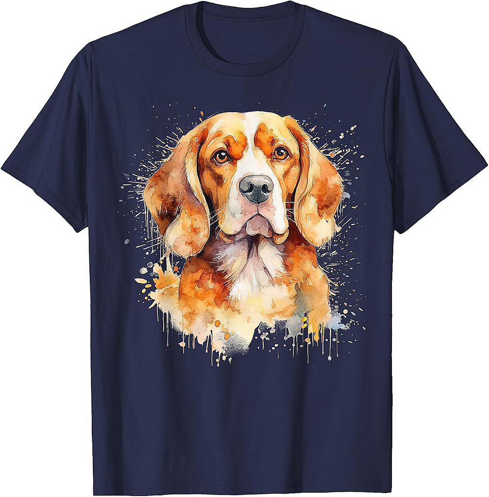 Watercolor Beagle Watercolor T-Shirt