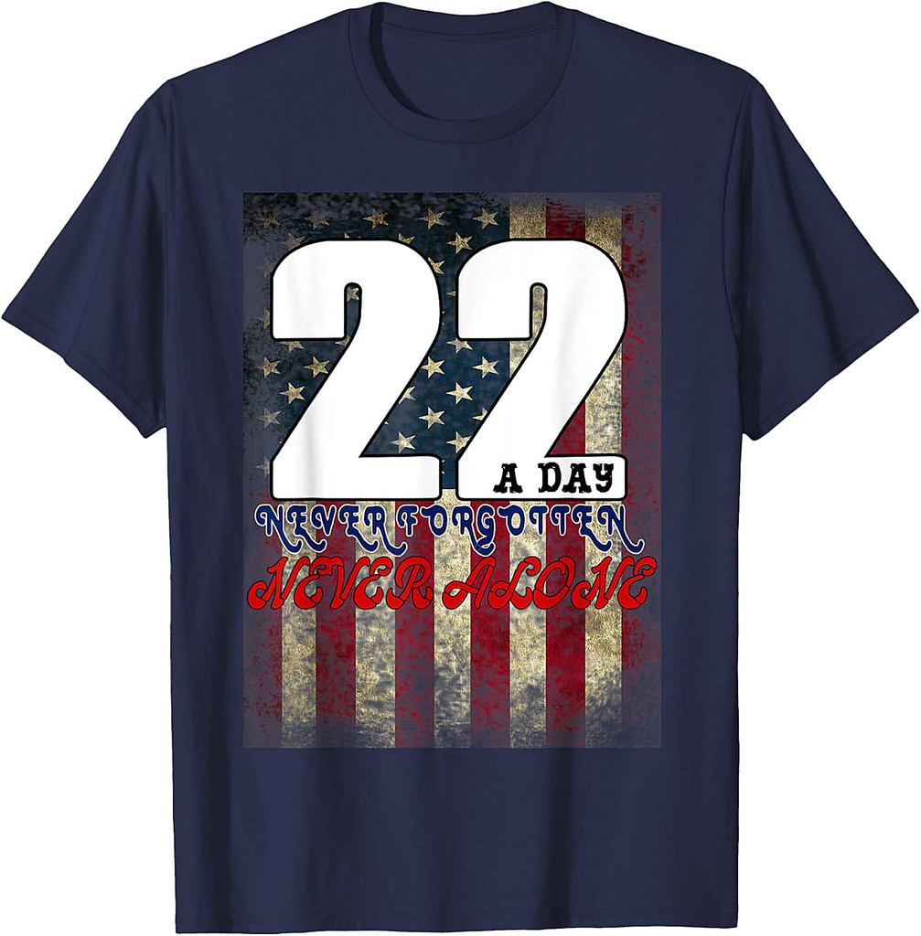 22 A Day Veteran Lives Matter-US Veterans Military T Shirt