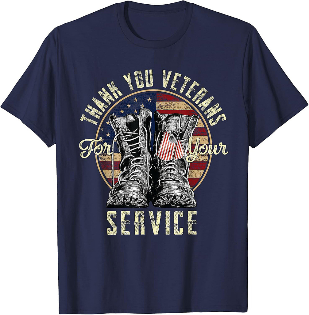 Thank you Veterans For Your Service Veterans Day T-Shirt