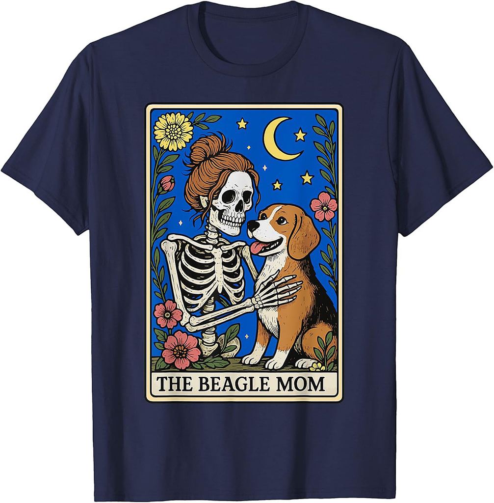 The Beagle Mom Tarot Card T-Shirt