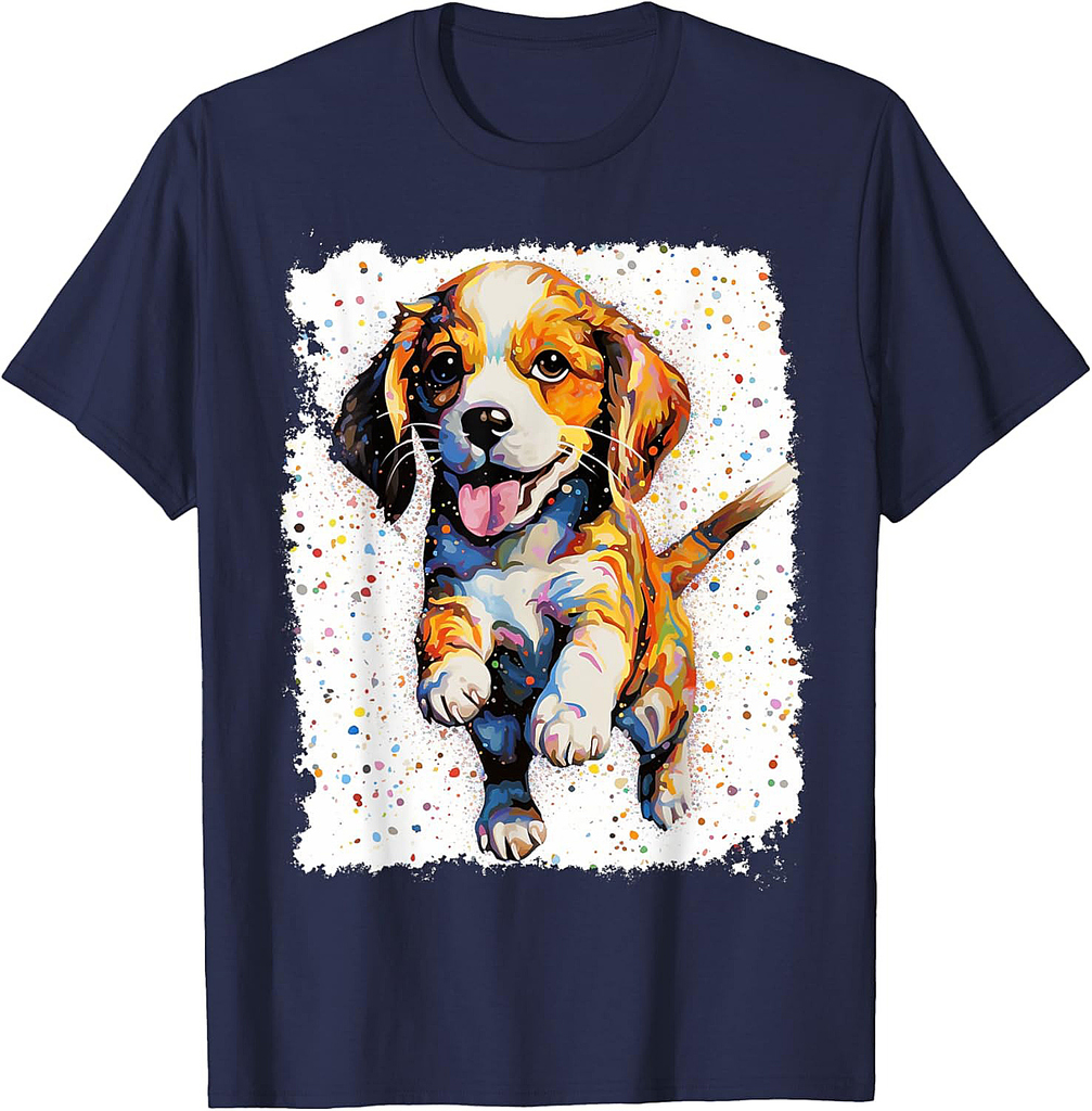 Pop Art Dog Funny Beagle T-Shirt