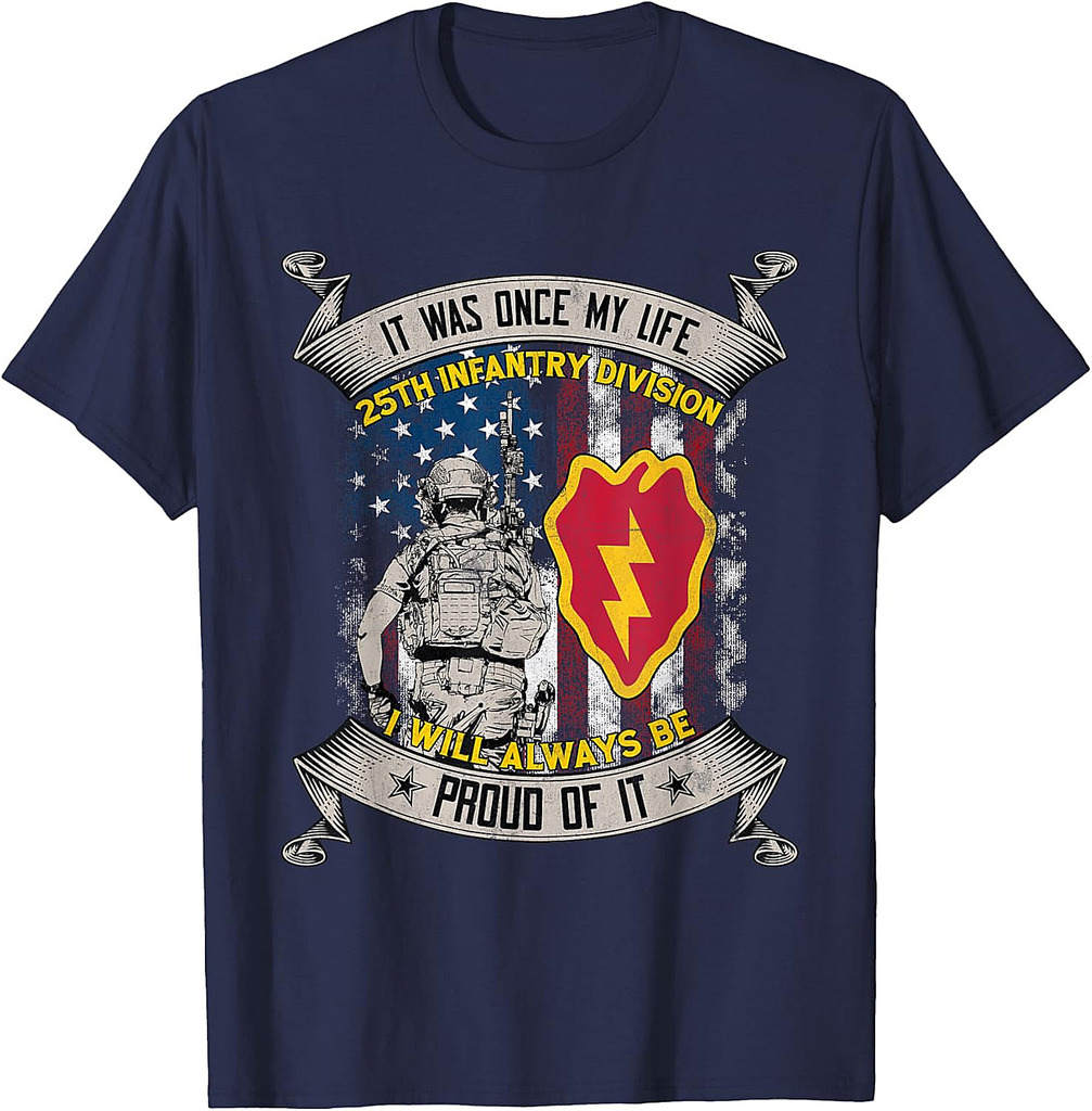 25th Infantry Division Veteran Schofield Barracks Hawaii Tee T-Shirt