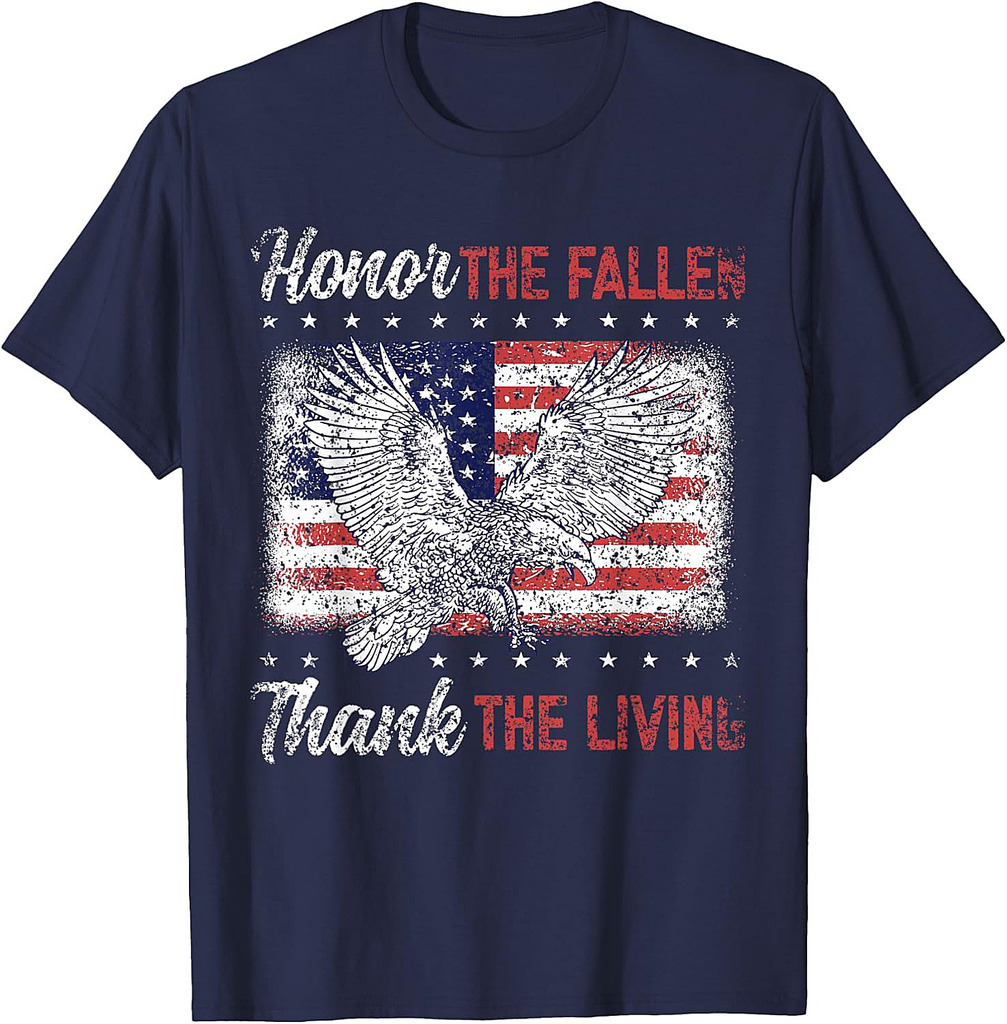 Honor The Fallen Thank The Living Veteran Memorial Day T-Shirt