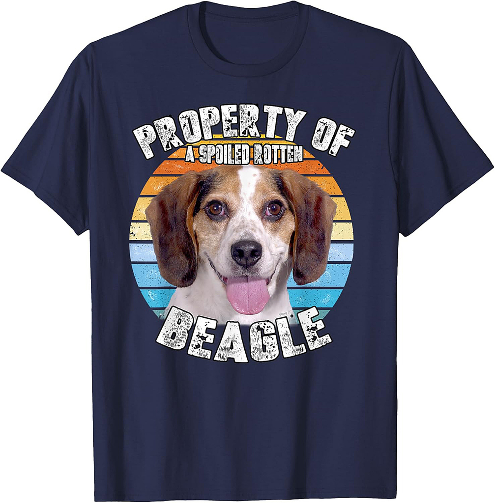 Beagle Retro Property Of T-Shirt