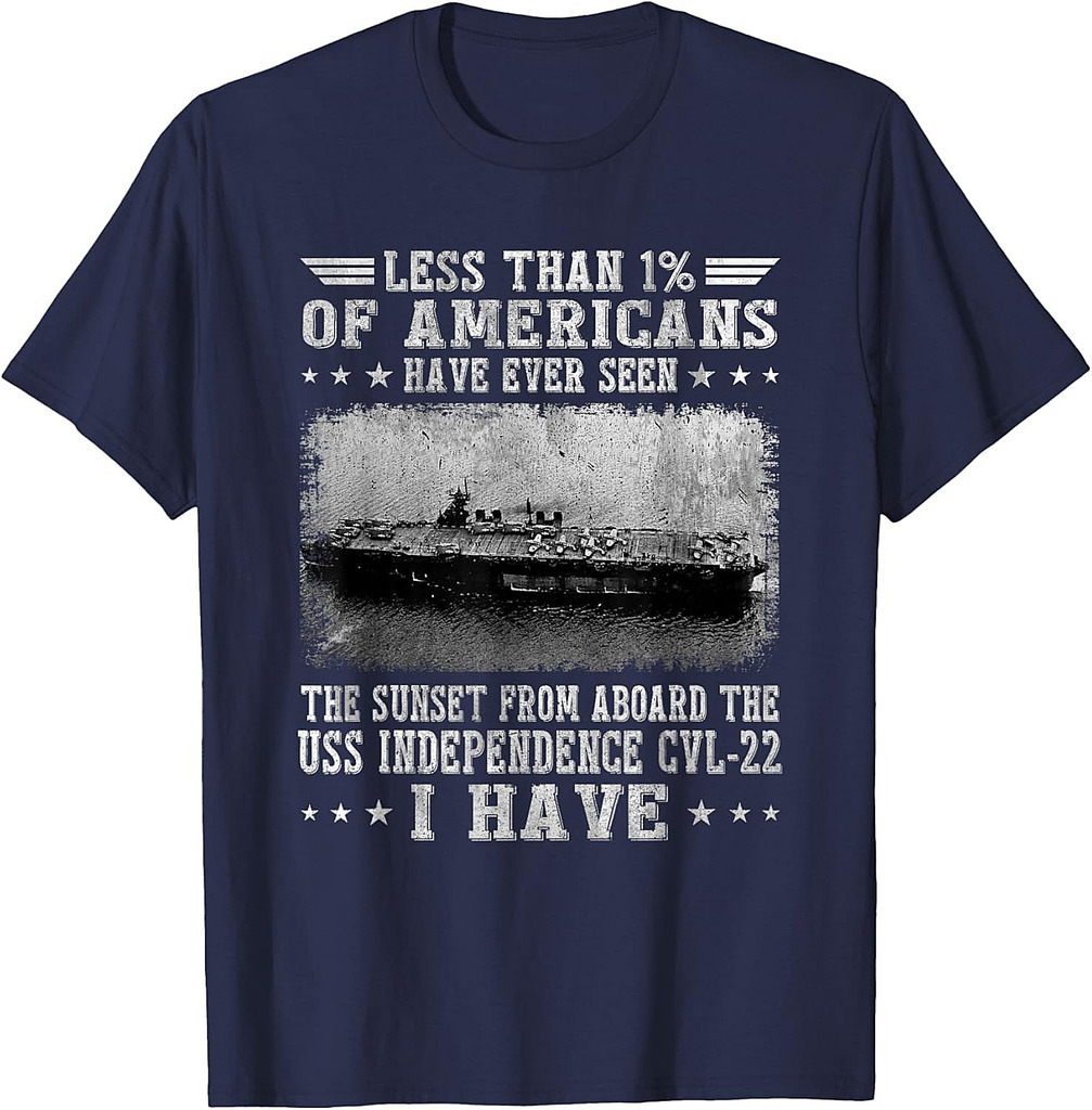 USS Independence CVL-22 Aircraft Carrier Sailor Veterans Day T-Shirt