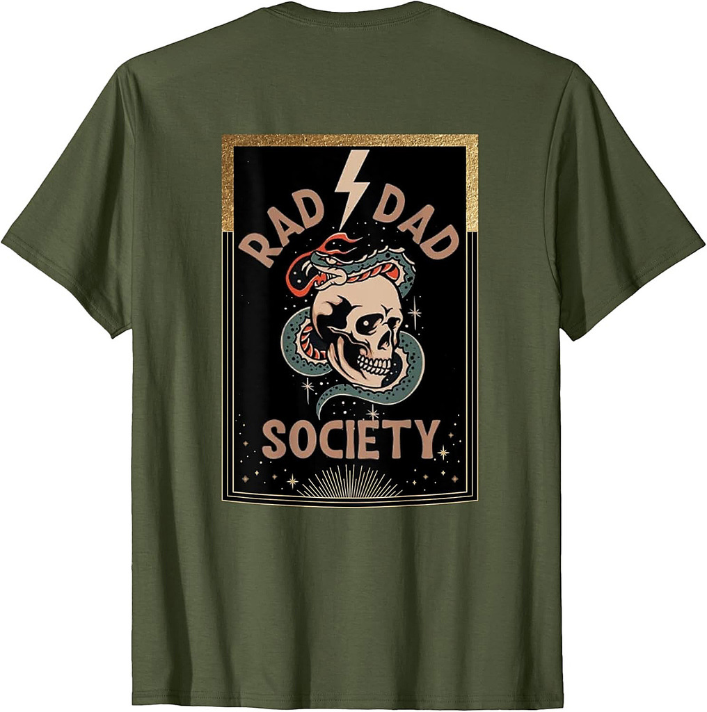 Rad Dad Society , Cool Dad Club, Dad Life Tee, Fathers Day T-Shirt
