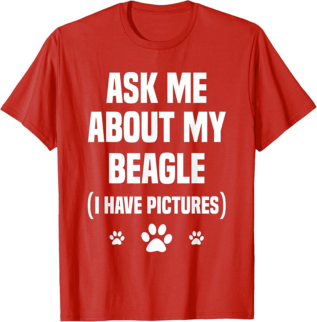 Beagle Small Scent Dog Hunting Pet Owner Breeder Paw T-Shirt
