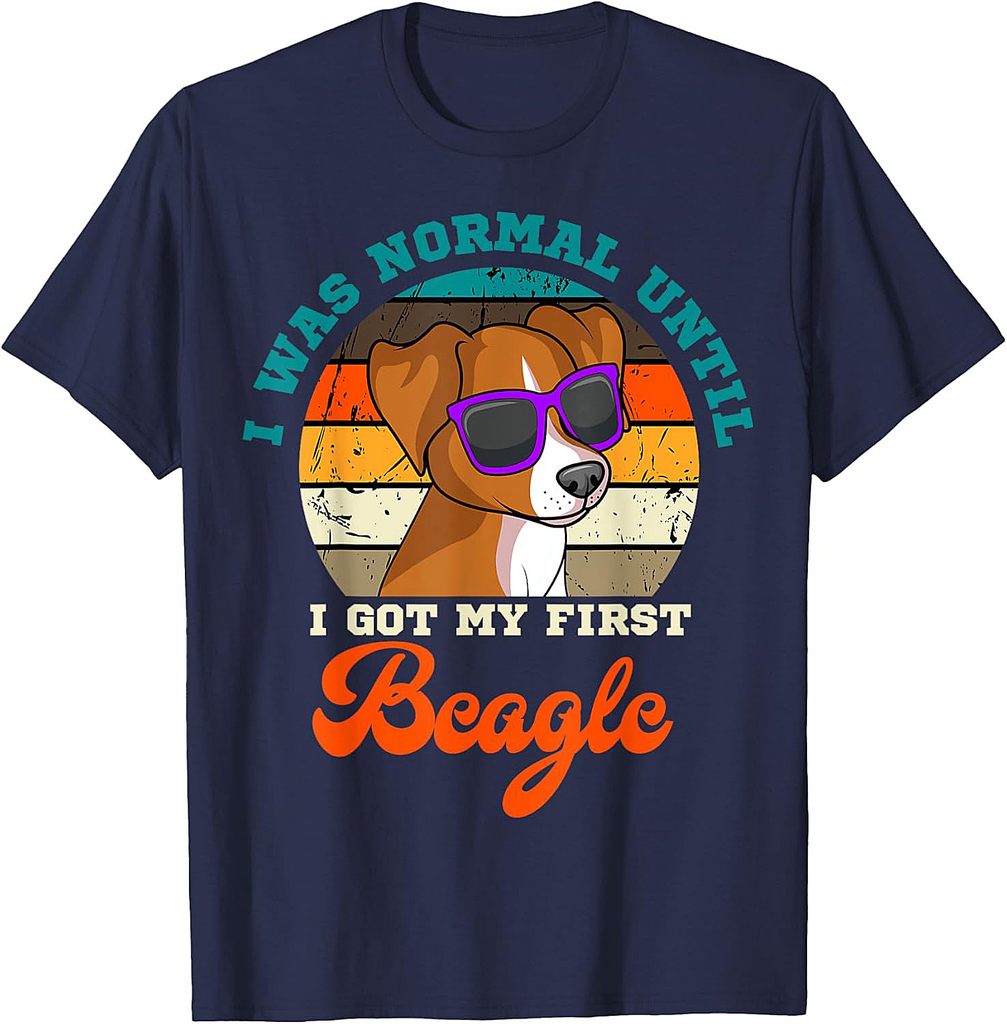 Beagle Retro Vintage Small Scent Dog Hunting Pet Breeder T-Shirt