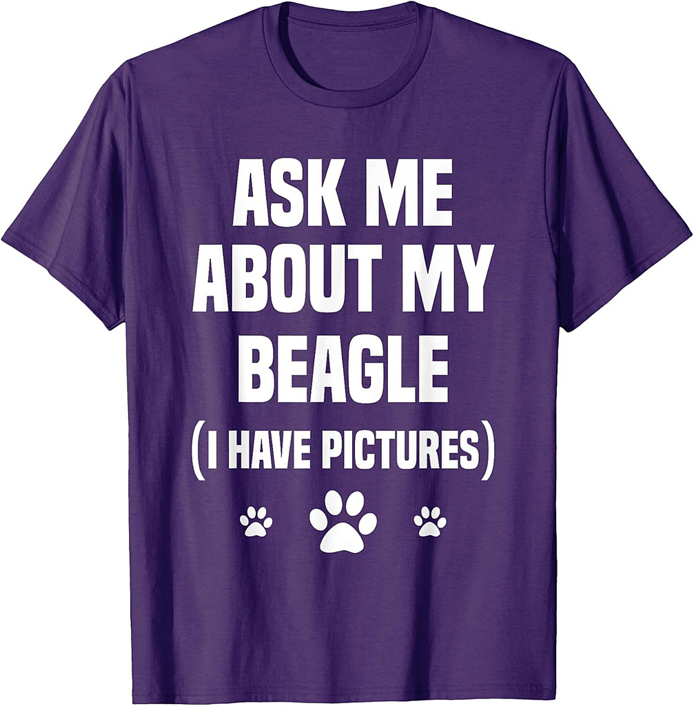 Beagle Small Scent Dog Hunting Pet Owner Breeder Paw T-Shirt