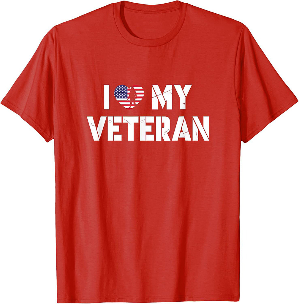 Veteran Wife USA Veterans Day US Army America Veteran T-Shirt