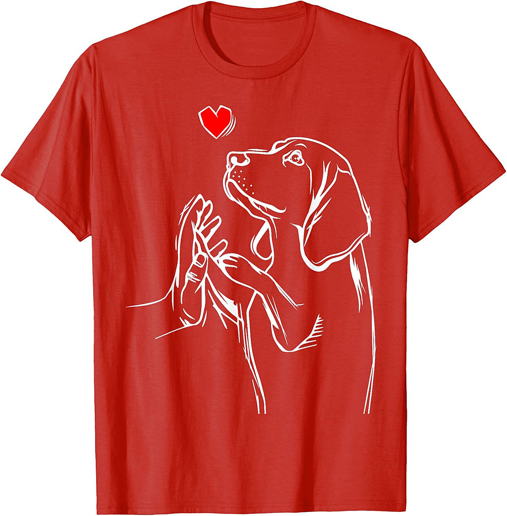 Beagle Love Dog Mom Girls T-Shirt