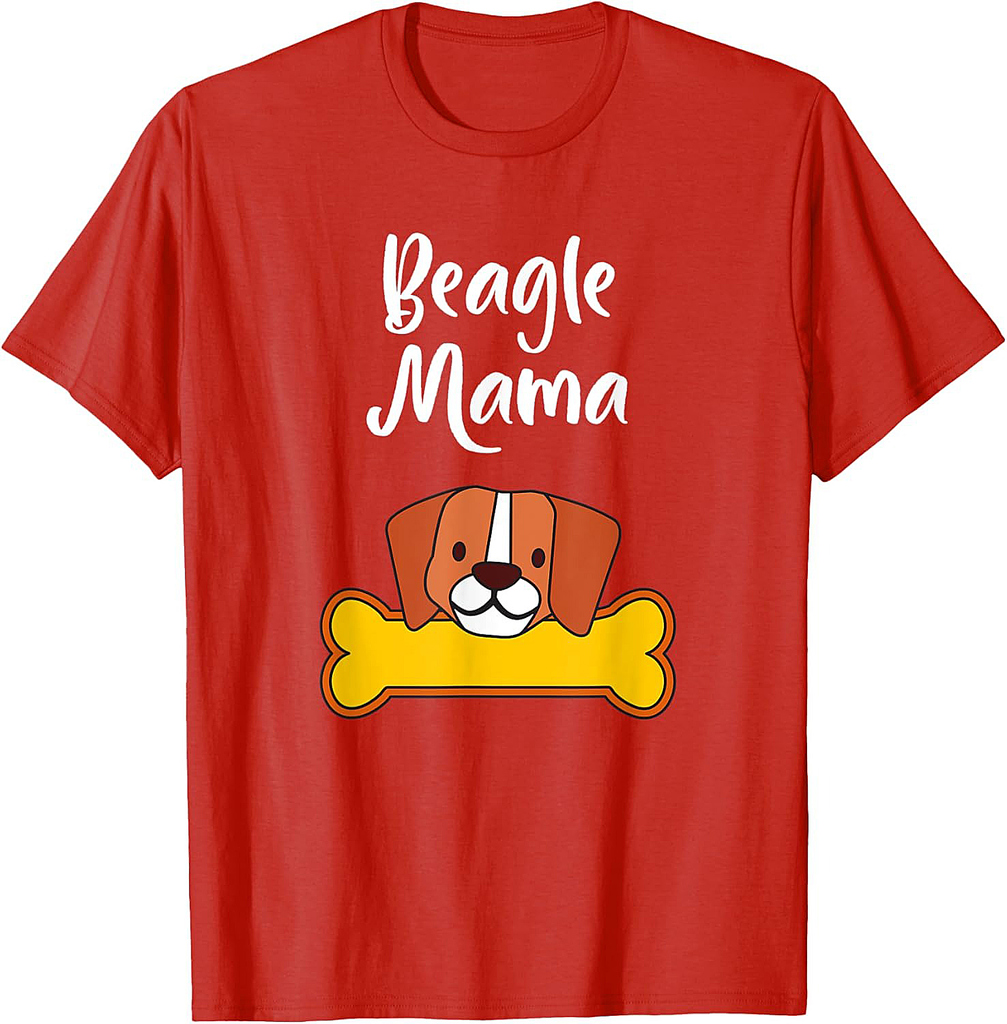 Beagle Mama Dog Mom Cute Womens Gift T-shirt