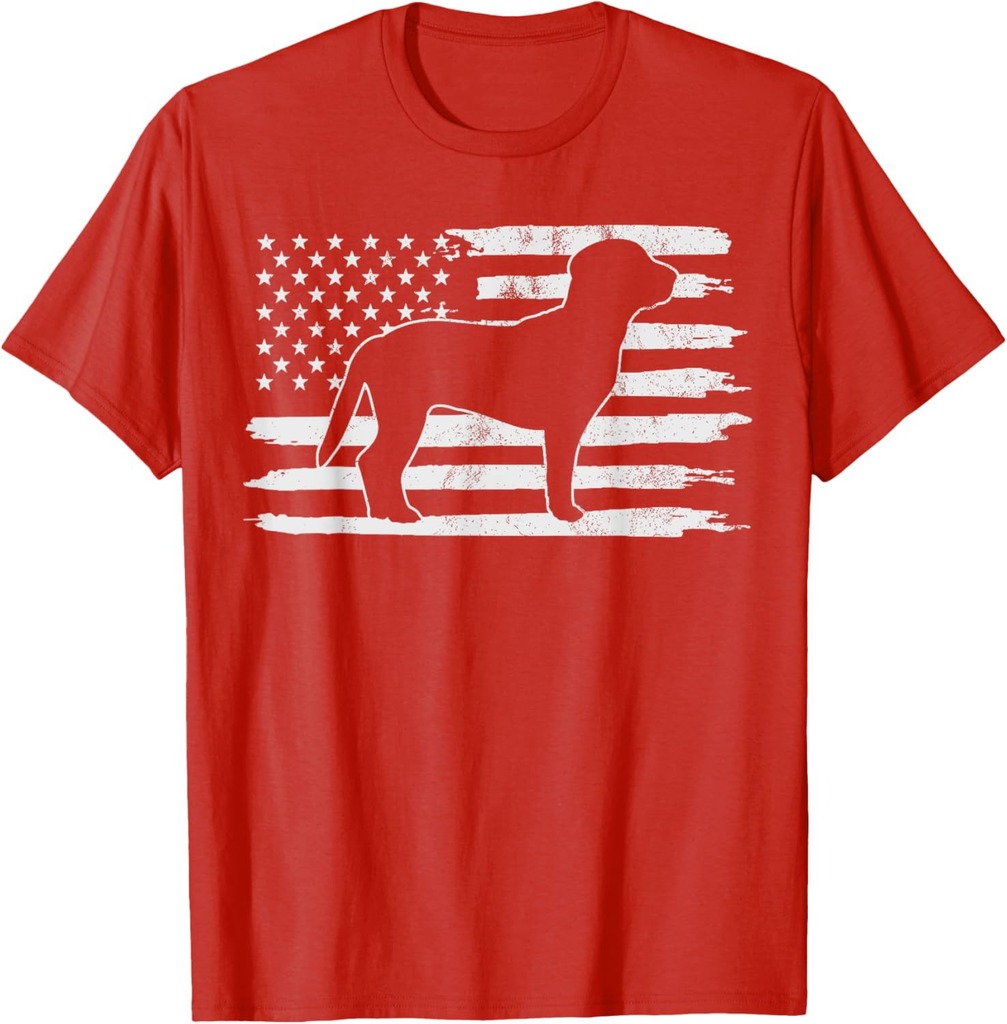 Beagle Shirt USA Flag T-Shirt 4th Of July Dog Tee T-Shirt