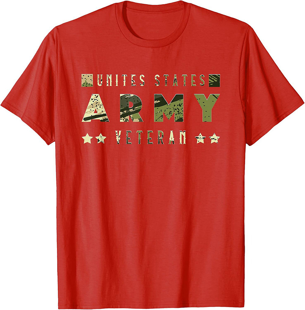 Veteran Outfit for Men Women United States Army Veteran T-Shirt