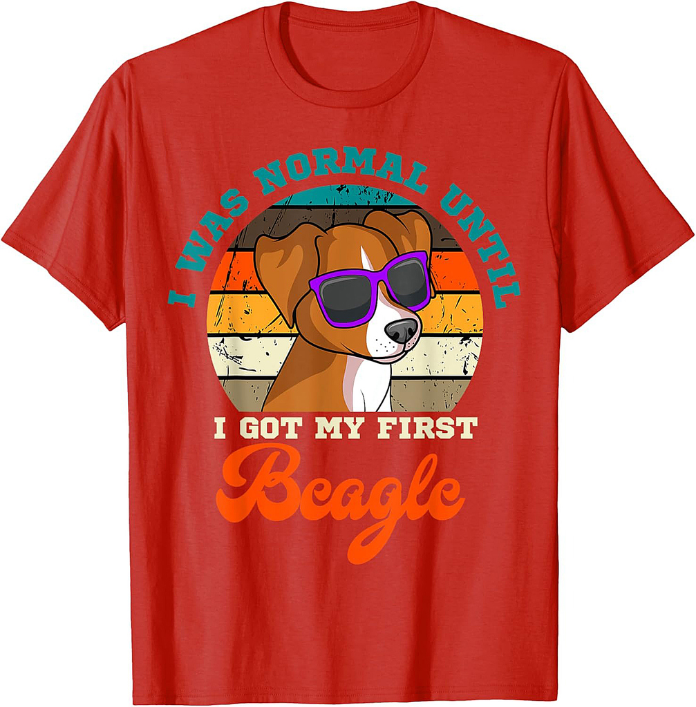 Beagle Retro Vintage Small Scent Dog Hunting Pet Breeder T-Shirt