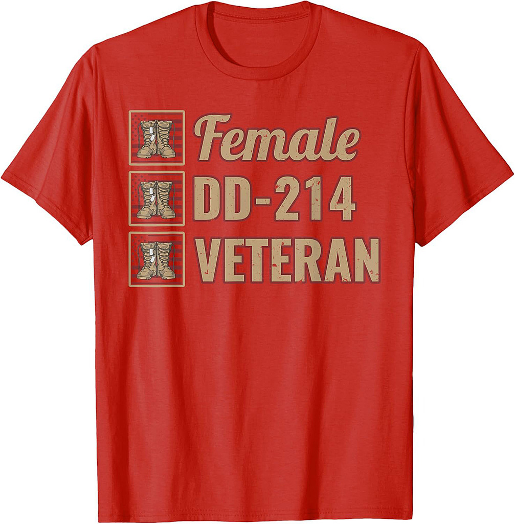 Female Dd-214 Veteran T-Shirt