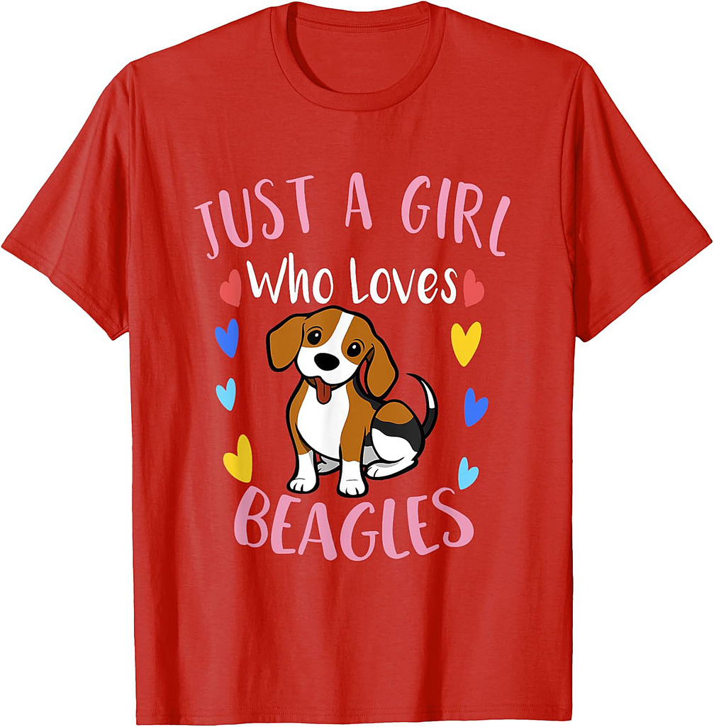 Cute Just a Girl Who Loves Beagles T-Shirt