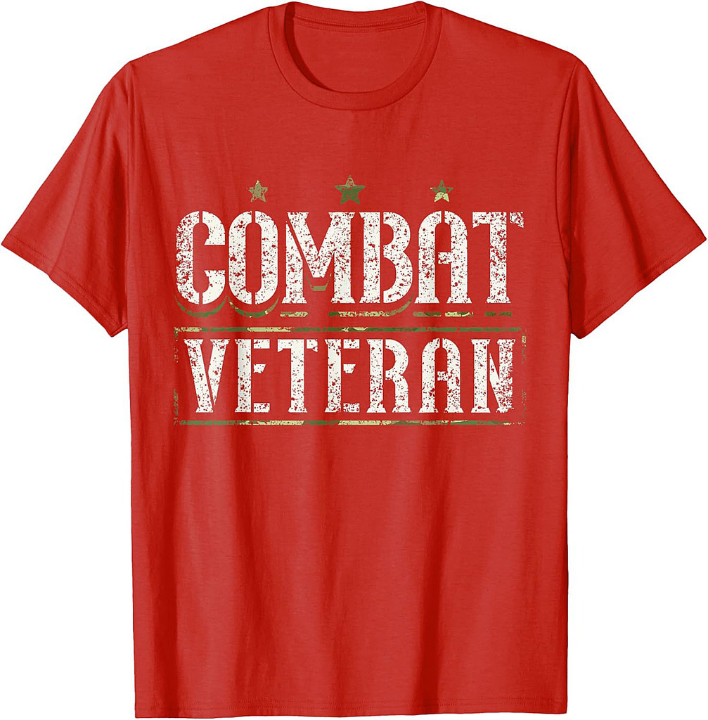 Combat Veteran Veterans Veteran's Day Combat Veteran T-Shirt